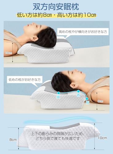 LAOGOT 枕 首が痛くならない 低反発 耳が痛くならない まくら 【耳と後頭部の凹型中空設計・二重枕カバー構造・低め高め兼用】 安眠枕 よく眠れる枕 通気性 カバー洗濯可 寝返りやすい 仰向け寝 横向き寝 うつ伏せ寝 寝返り枕 母親/父親 430cbd38 LAOGOT 枕 首が痛くならない 低反発 耳が痛くならない まくら 【耳と後頭部の凹型中空設計・二重枕カバー構造・低め高め兼用】 安眠枕 よく眠れる枕 通気性 カバー洗濯可 寝返りやすい 仰向け寝 横向き寝 うつ伏せ寝 寝返り枕 母親/父親 430cbd38