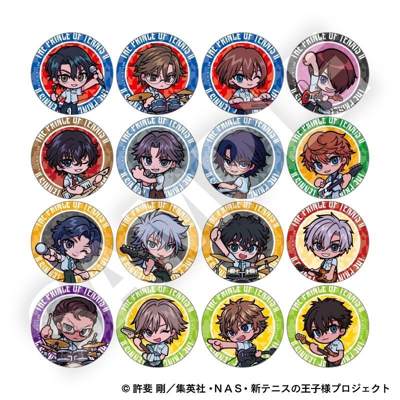 『新テニスの王子様』トレーディングデフォルメ缶バッジ 全16種【BOX】