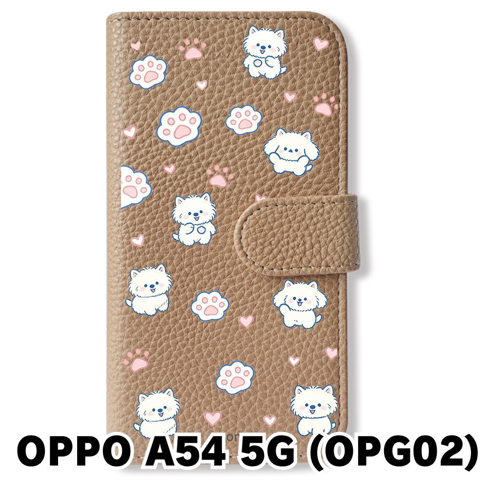 新品未使用】 OPPO A54 5G OPG02 手帳型スマホ ケース カバー (色