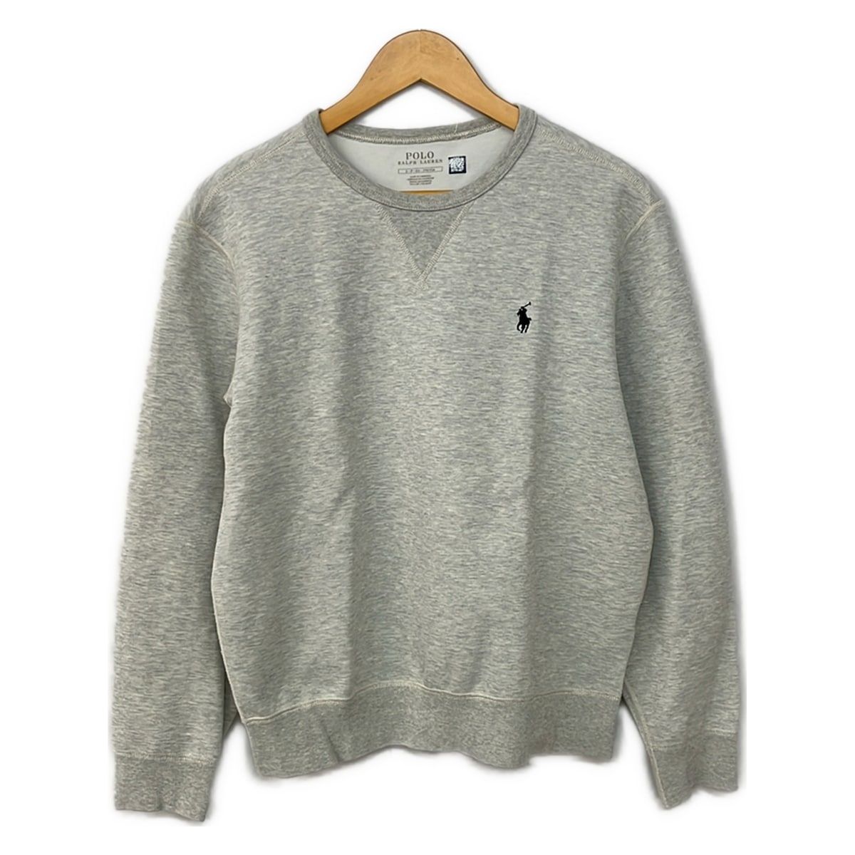 POLObyRalphLauren(ポロラルフローレン) トレーナー サイズS レディース - ライトグレー 長袖