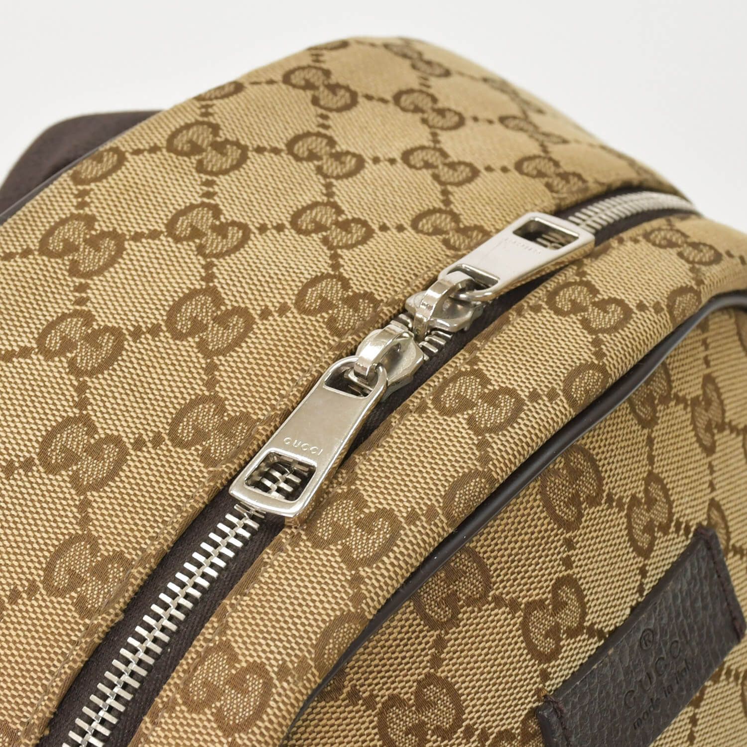 GUCCI グッチ GGキャンバスバックパック リュック ブラウン ベージュ 