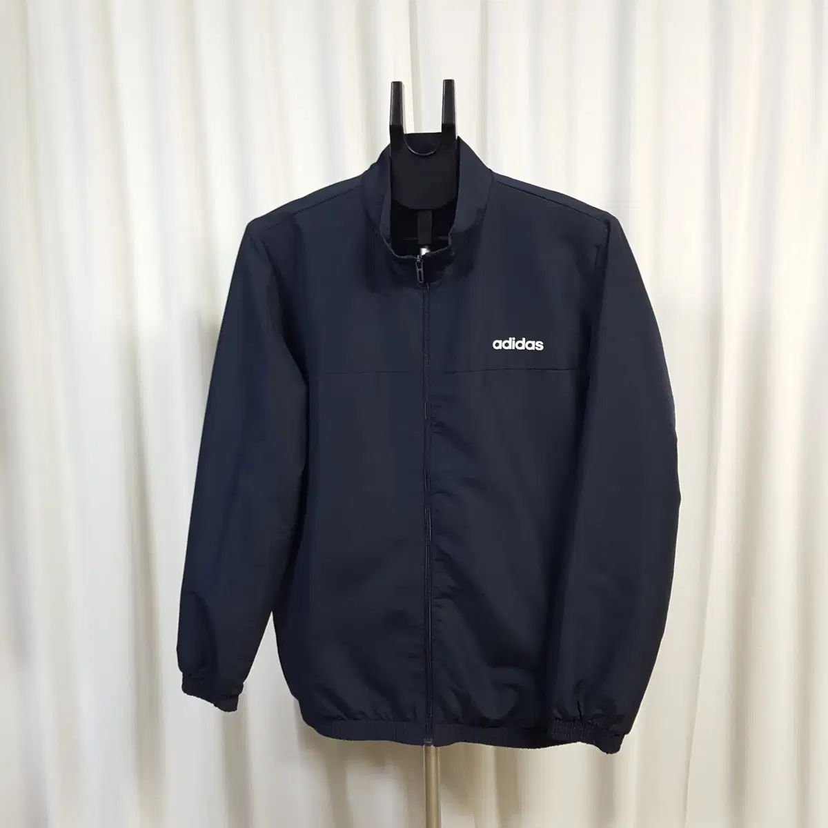 アディダス ウィンドブレーカー ジップアップ ジャケット ネイビー 3XL