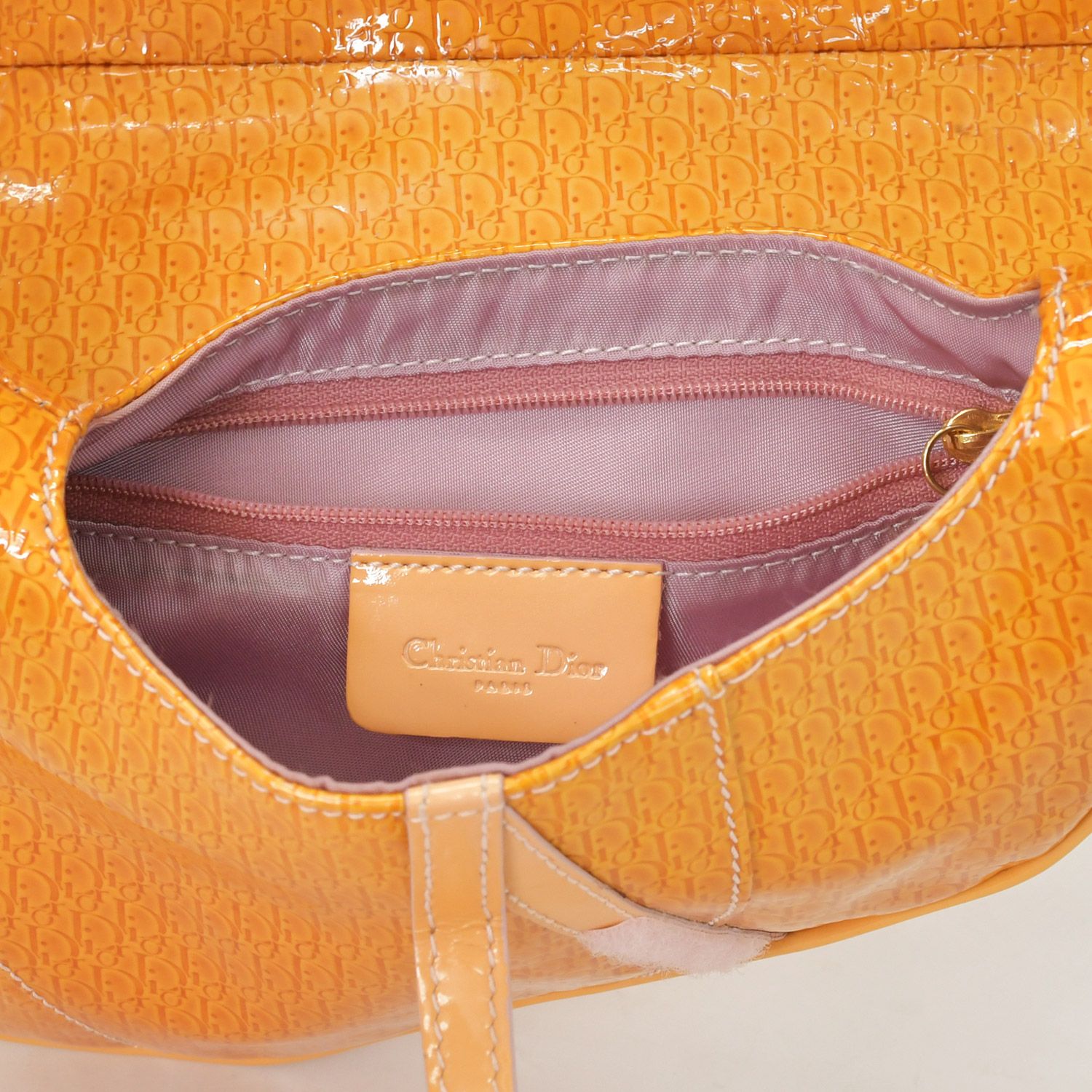 極美品 Christian Dior クリスチャンディオール サドルバッグ ワン 