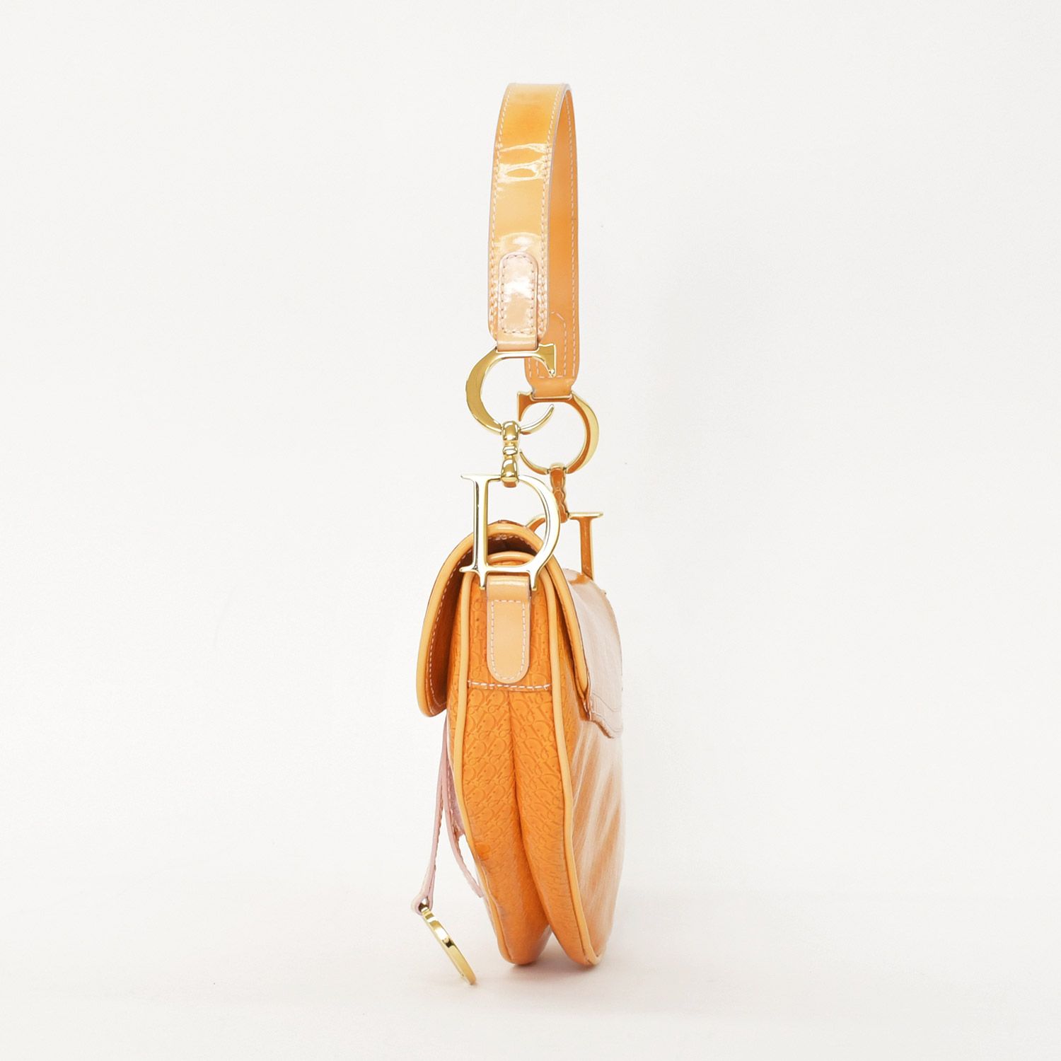 極美品 Christian Dior クリスチャンディオール サドルバッグ ワン 