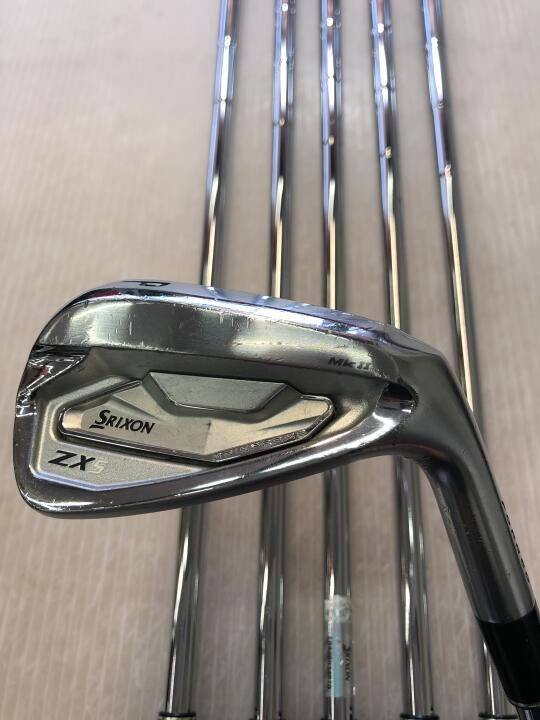 ダンロップ　SRIXON ZX5 Mk2　ダイナミックゴールド 85　S200フレックス　アイアンセット　中古　ゴルフドゥ！NEXT昭島武蔵野店【最短即日発送】