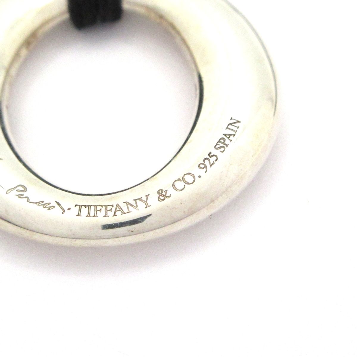 TIFFANY&Co.(ティファニー) ネックレス美品 セビアナ シルバー×黒