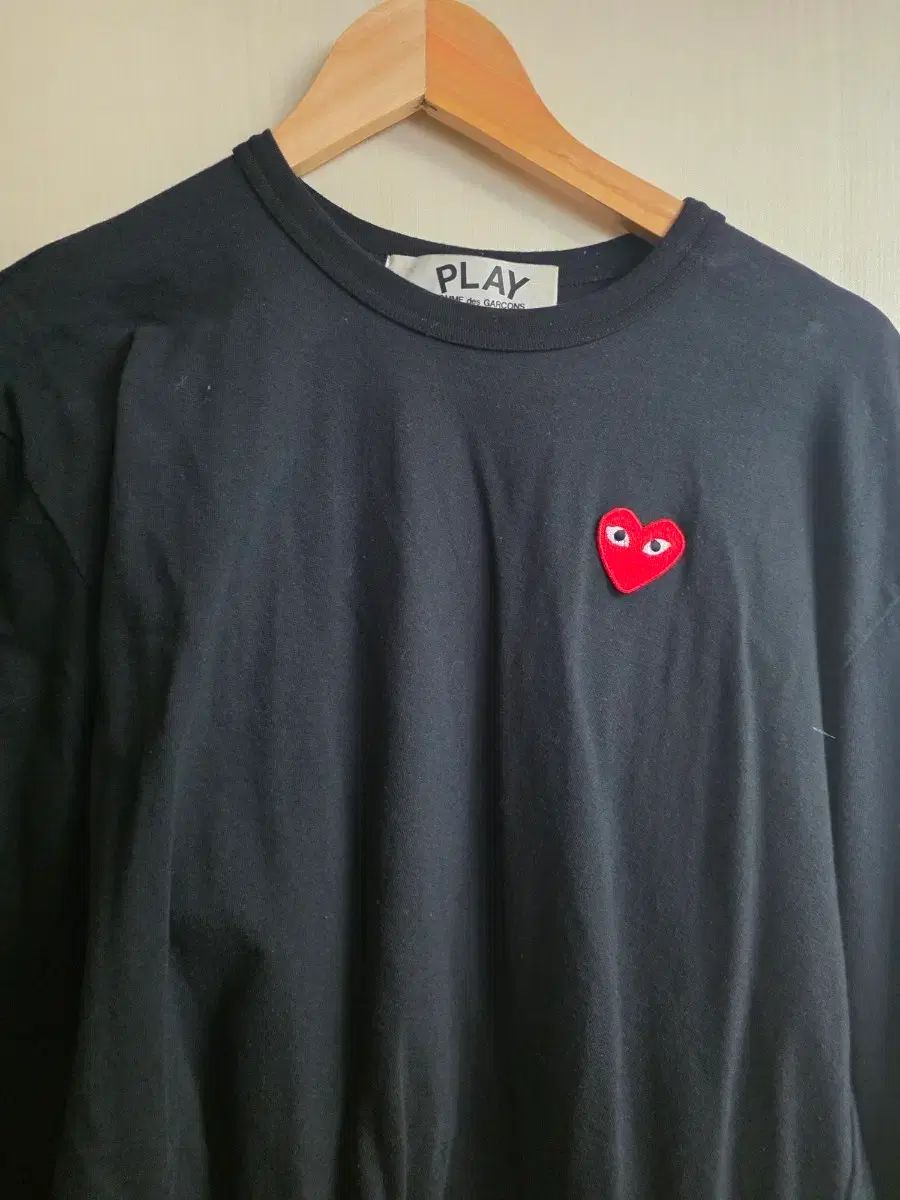 COMME des GARCONS PLAY ハート 長袖 Tシャツ
