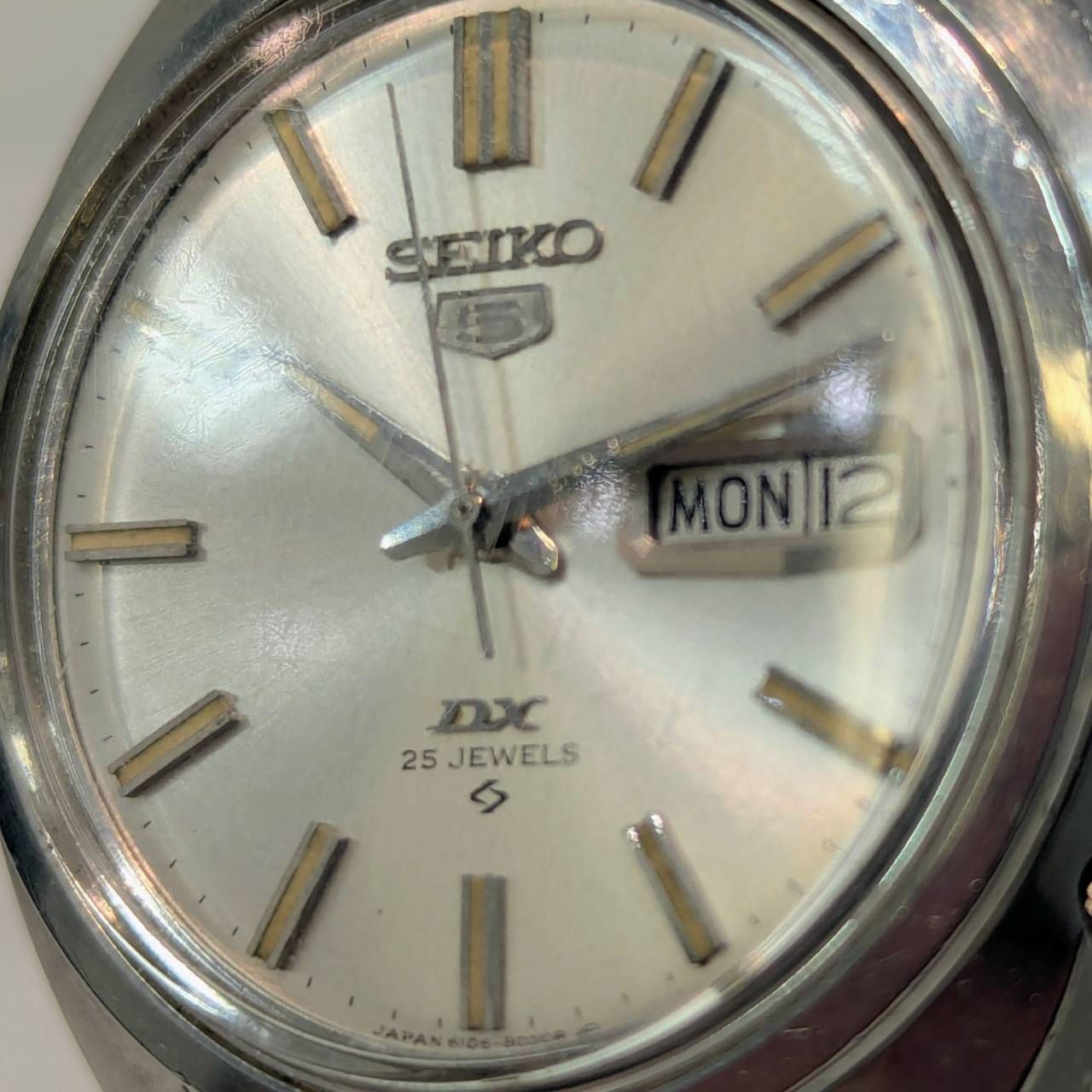 塩】動作品 SEIKO 5 DX セイコー5デラックス タートルケース 6106-8010 
