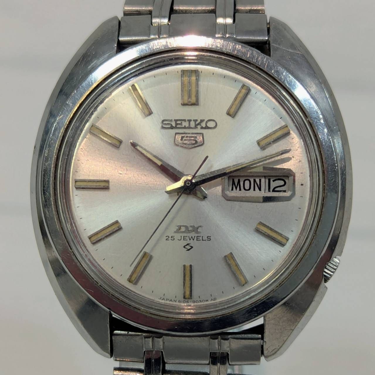 塩】動作品 SEIKO 5 DX セイコー5デラックス タートルケース 6106-8010