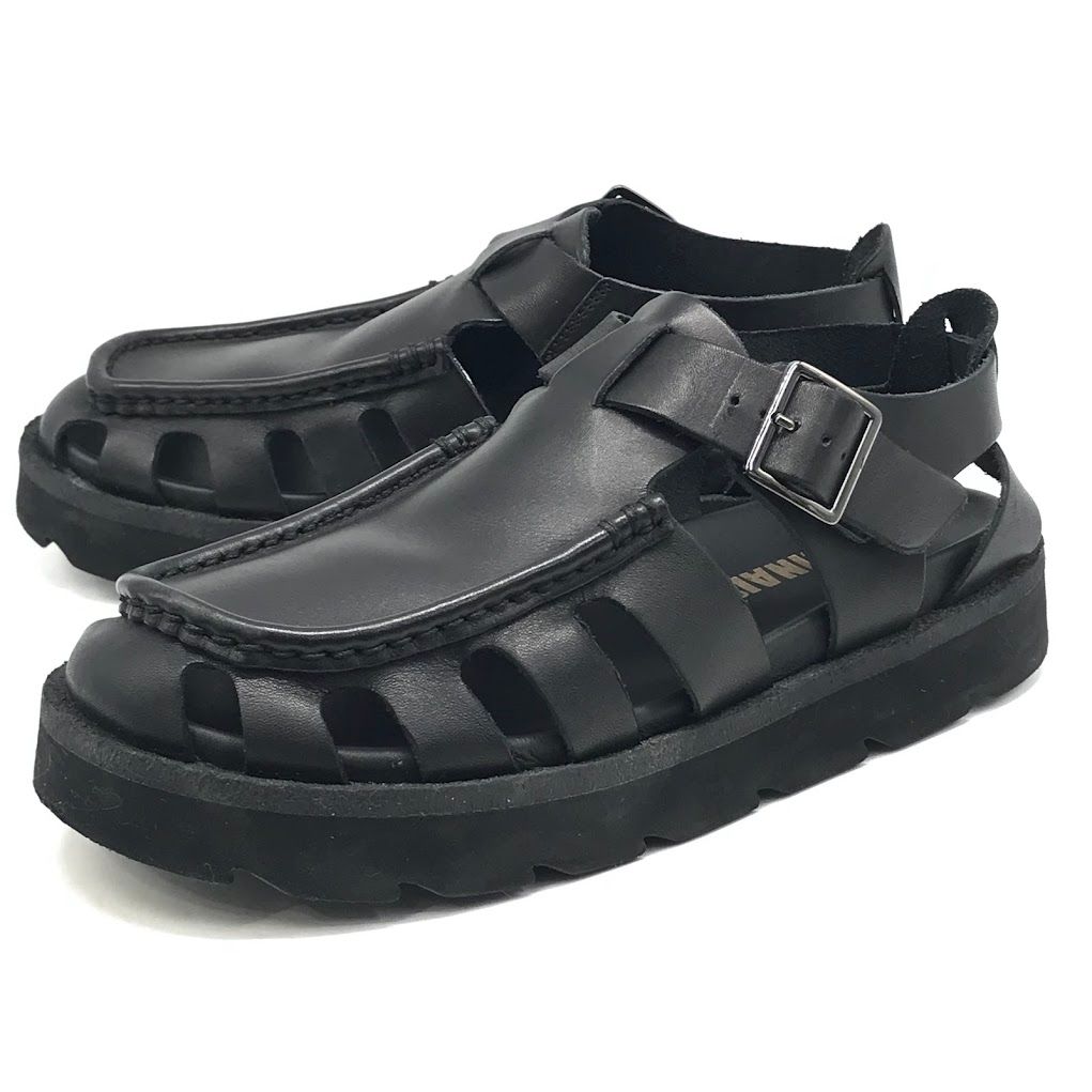 【倉吉店】 中古 Clarks | クラークス サンダル Meare Buckle 15522 ブラック 25cm 【127】