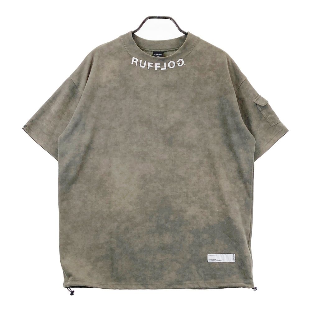 サイズ：XL RUFFLOG ラフロッグ 2025年モデル 半袖Tシャツ カーキ系 [240101677779] ゴルフウェア メンズ ストスト