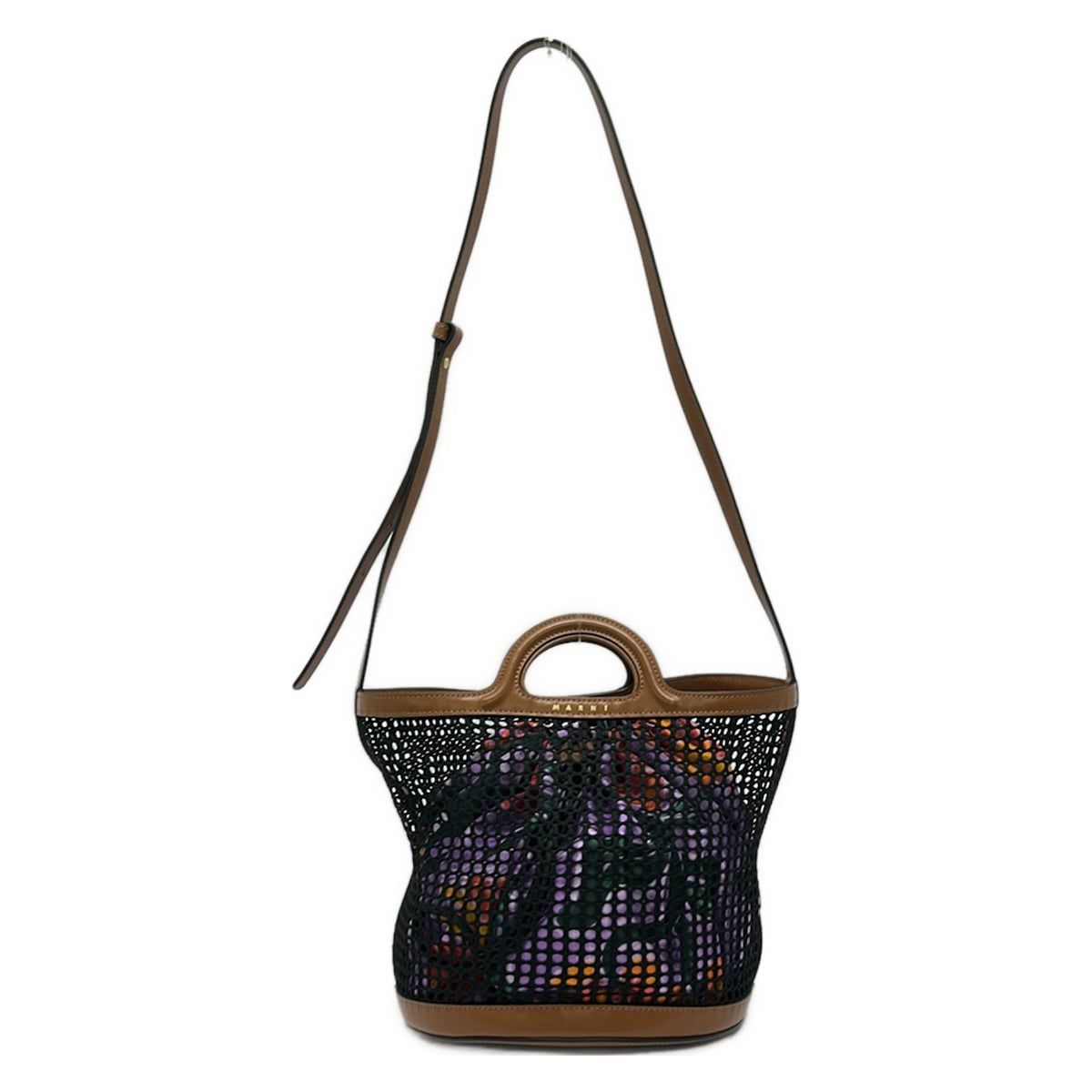 MARNI(マルニ) ショルダーバッグ - SCMP0057Q0 ダークブラウン×黒 