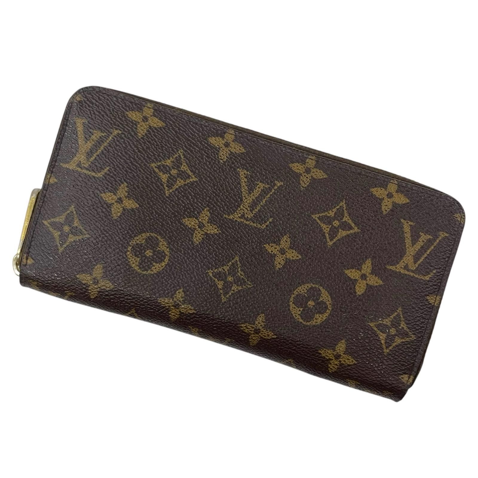 【中古】LOUIS VUITTON | ルイ・ヴィトン ジッピーウォレット モノグラム ラウンドファスナー長財布 M41895 フューシャ ブラウン×ピンク【尾張小牧店】