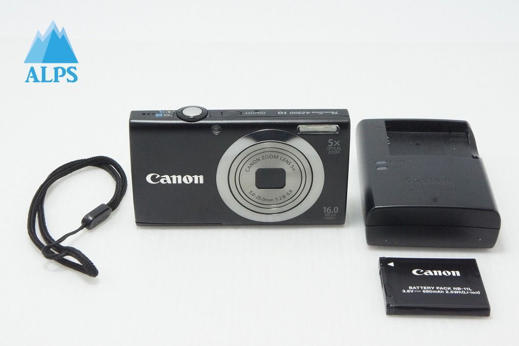Canon キヤノン PowerShot A2300 コンパクトデジタルカメラ ブラック 260512t