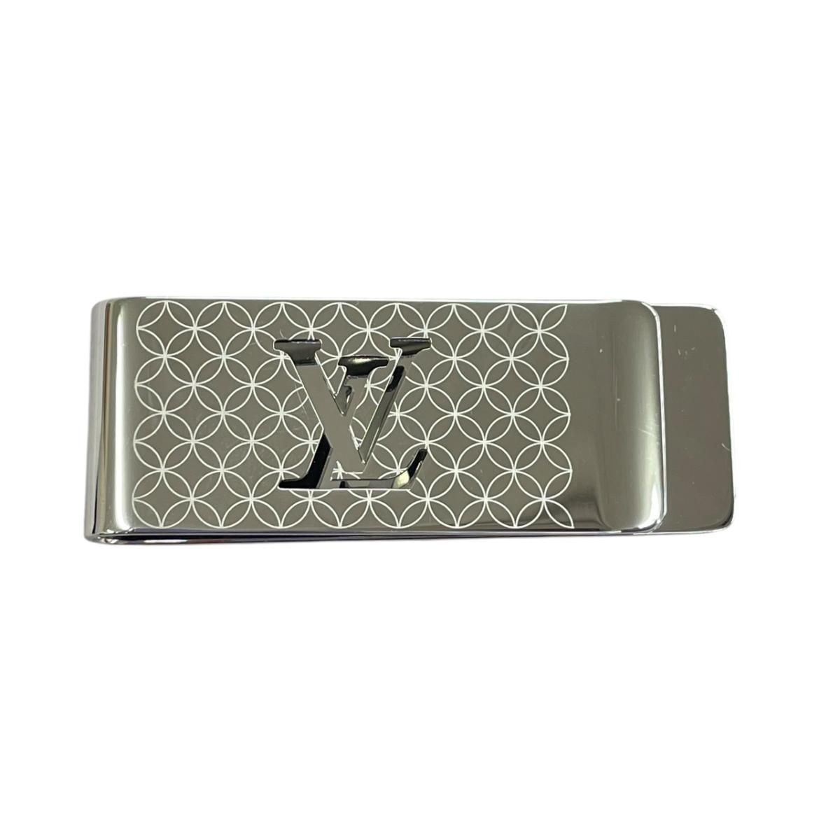 ☆ルイヴィトン M65041 マネークリップ LV シルバー モノグラム LOUIS