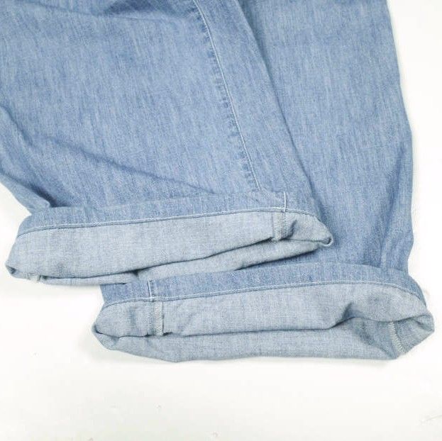 MIU MIU ミュウミュウ イタリア製 Chambray Denim Pants ロゴ刺繍 