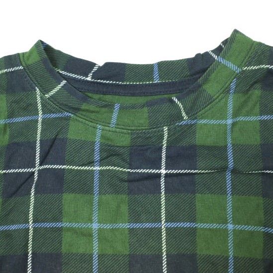 新品 セオリー RAMMY NP シャツ チェック柄 ビスコース ダークグリーン BEAMS BOY ビームスボーイ チェックプリントクルーロングスリーブ 13