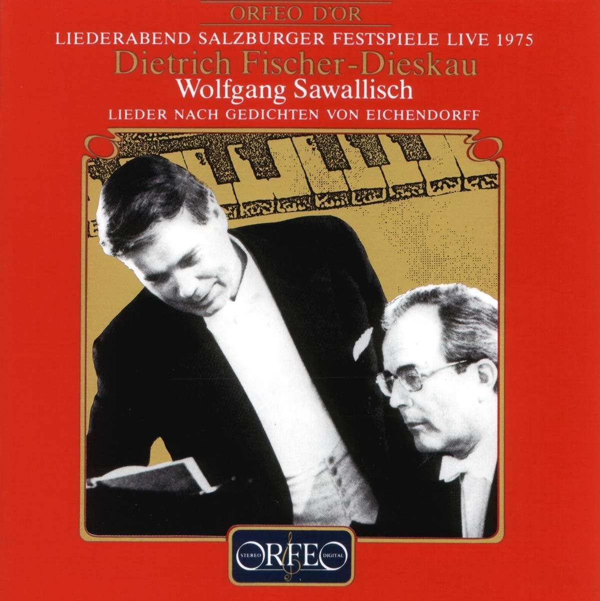 【CD】アインヒェンドルフの詩による歌曲集 (Mendelssohn Bartholdy; Schumann; Pfitzner; etc.: Eichendorff-Lieder, Salzburg Festival Live 1975)