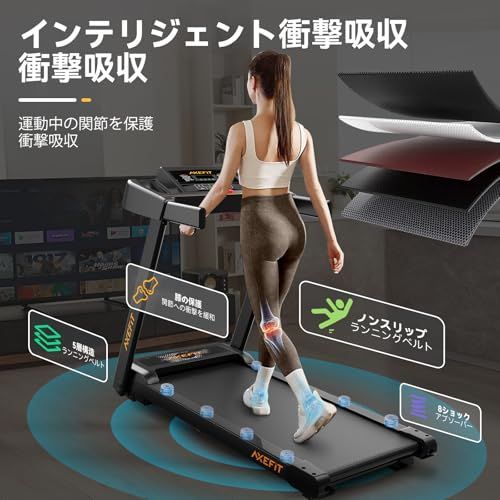 埼玉県北足立郡引取限定 発送不可訳ありルームランナー-AXEFIT 傾斜 