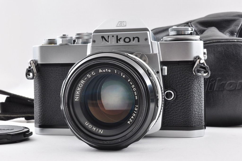 Nikon EL2 NIKKOR 50mm 付属品あり 2ヶ月保証付き】Nikon EL2 シルバー Nikkor-S.C Auto 50mm F1.4付き