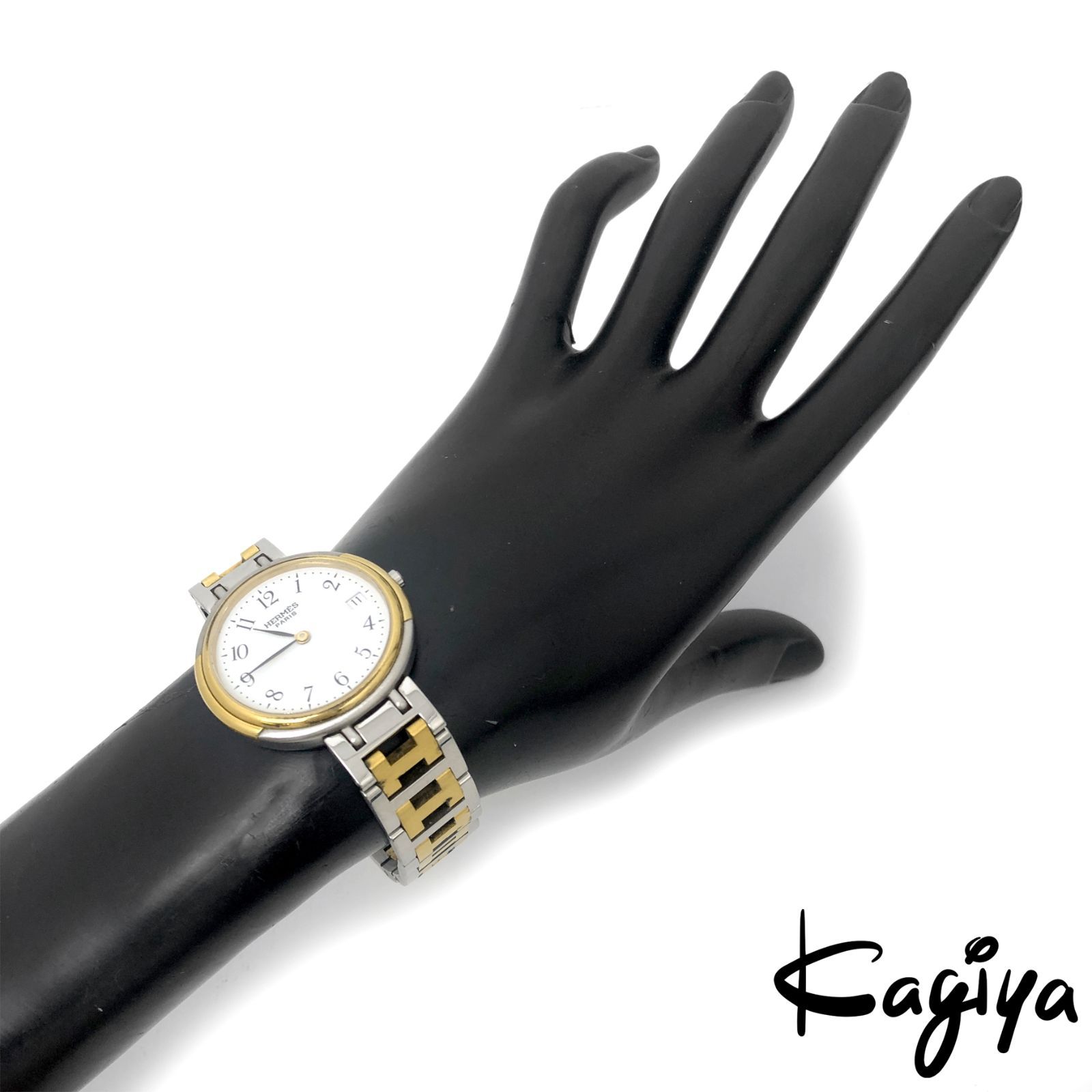 Hermes エルメス ウィンザー デイト 31mm ボーイズサイズ クォーツ