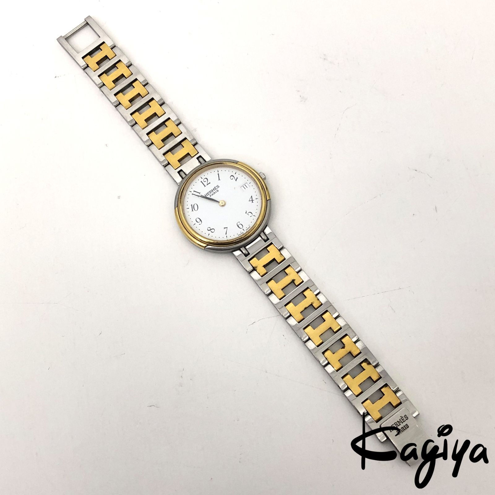 Hermes エルメス ウィンザー デイト 31mm ボーイズサイズ クォーツ
