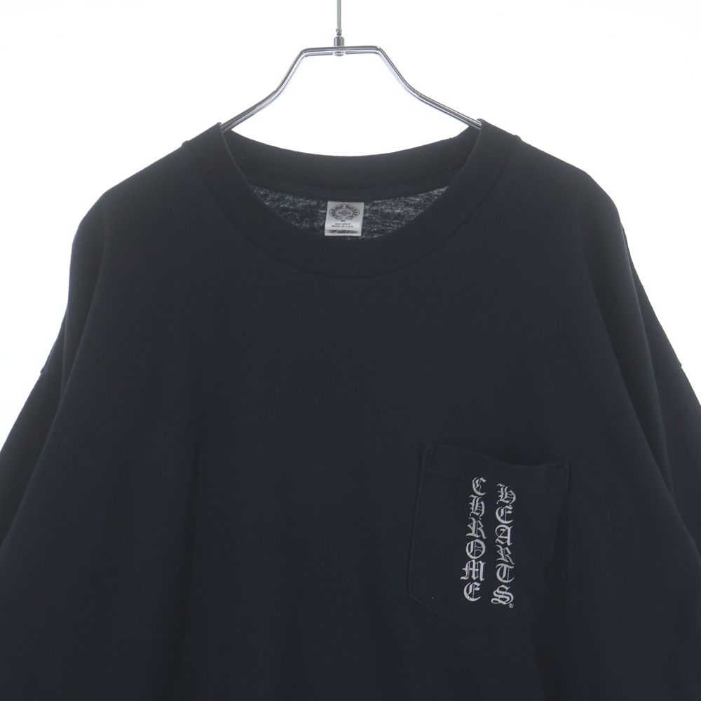 CHROME HEARTS (クロムハーツ) RS3 CROSS L/S TEE ヴァーティカルロゴ