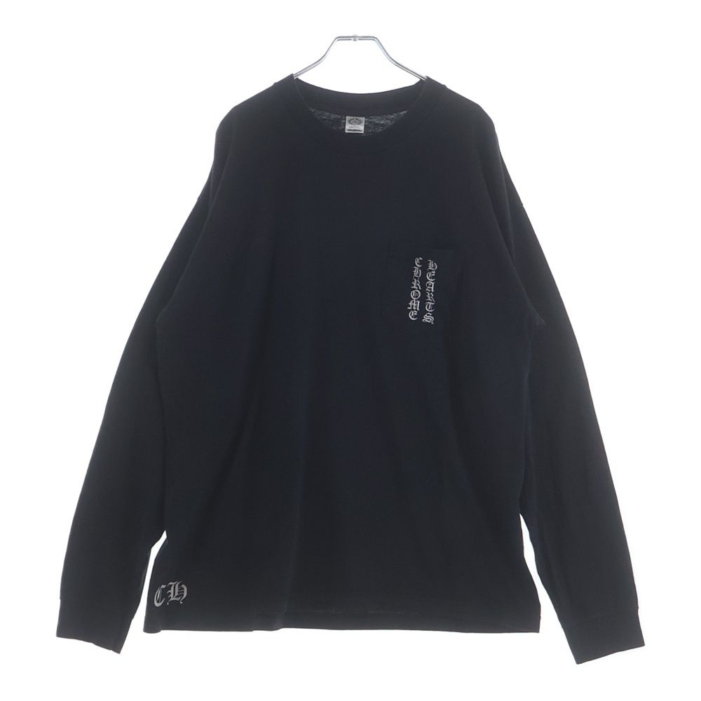CHROME HEARTS (クロムハーツ) RS3 CROSS L/S TEE ヴァーティカルロゴ