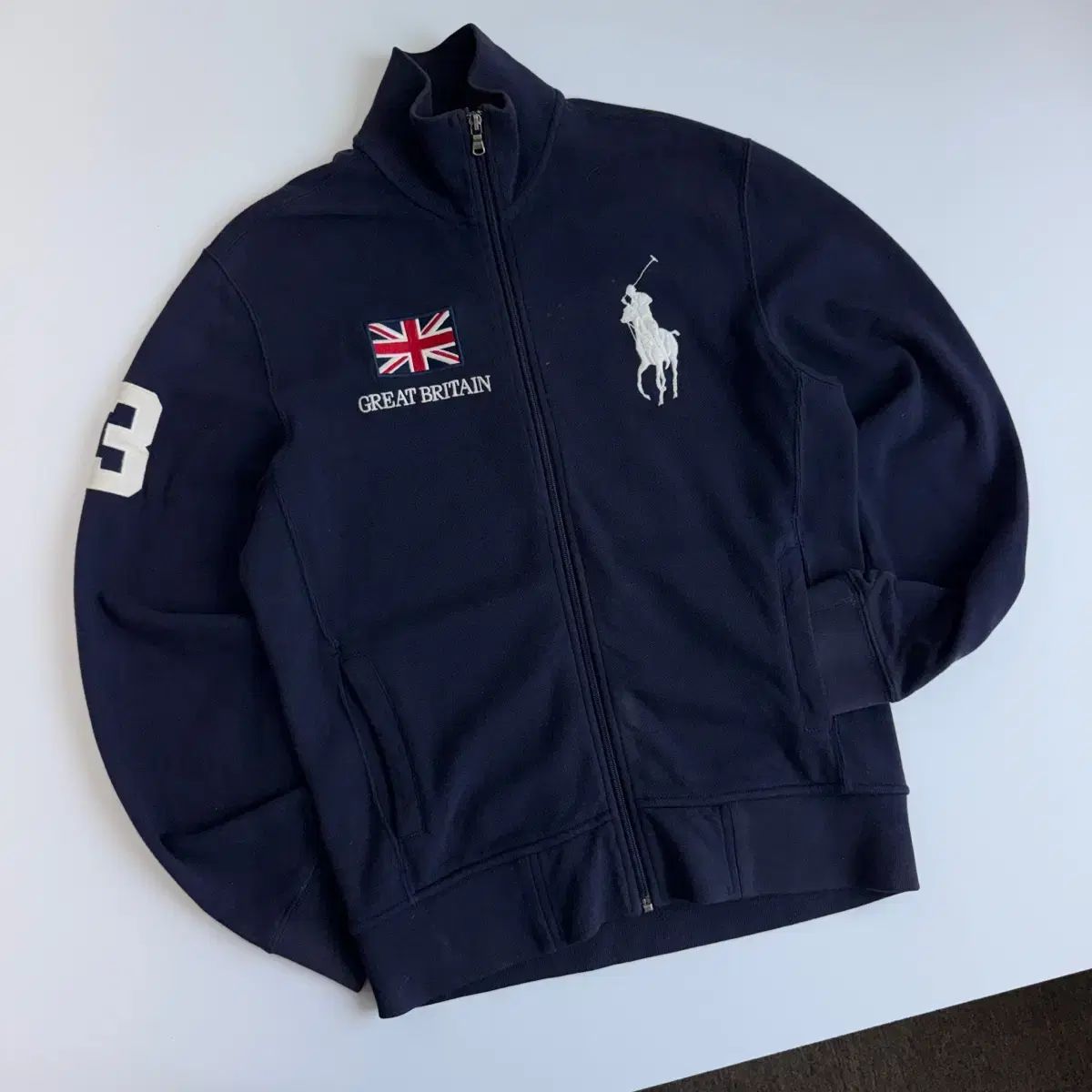 Polo ポロ ラルフローレン ビックポニー ブリテン ネイビー ジップアップ