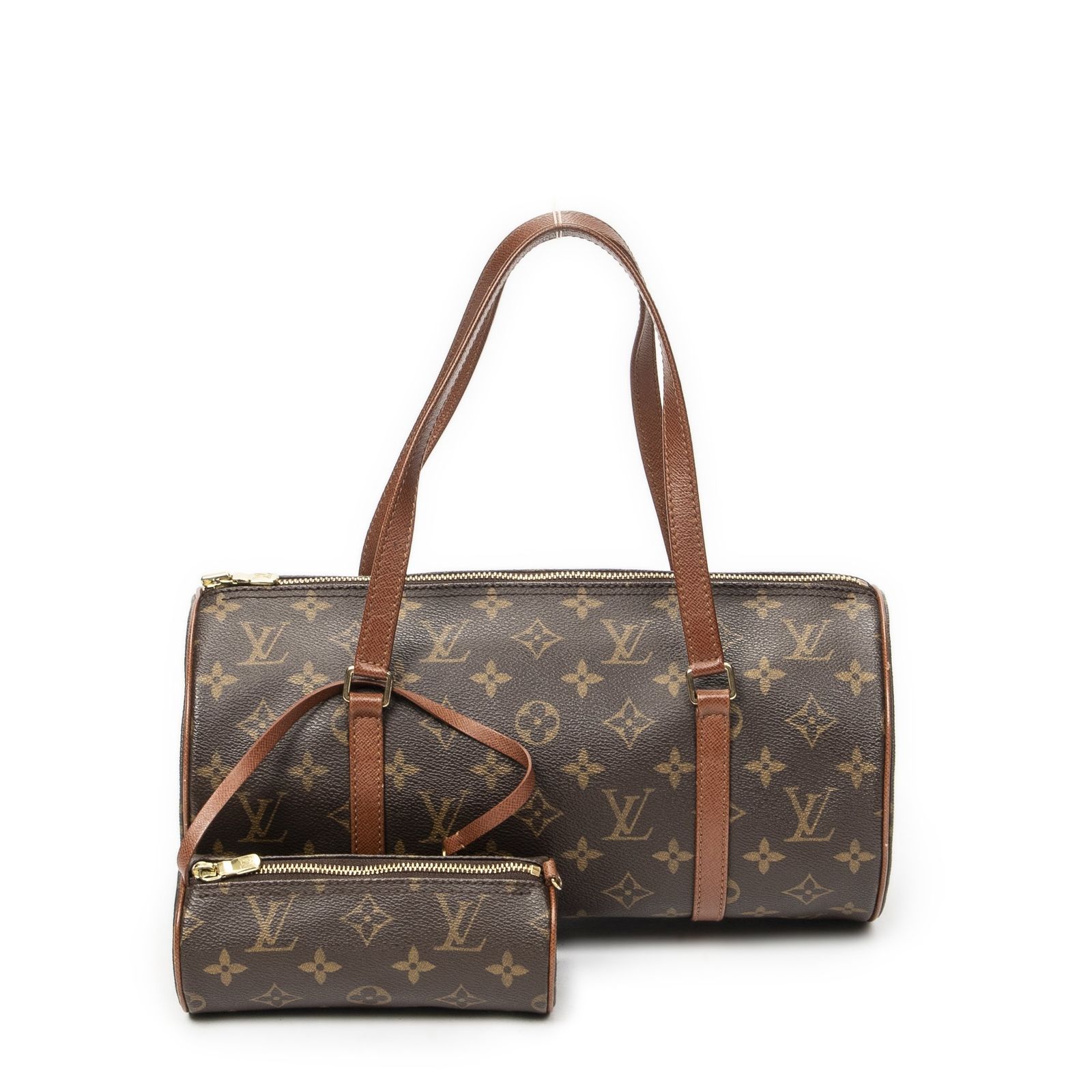 [中古] LOUIS VUITTON ルイヴィトンパピヨン茶色モノグラムキャンバスA