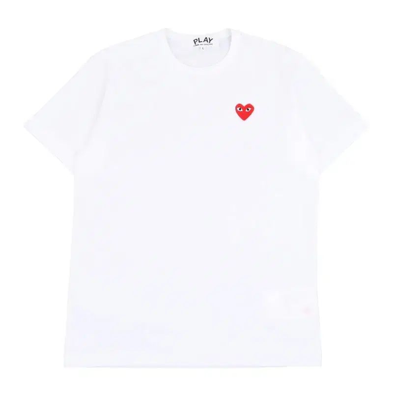 コム・デ・ギャルソン 白 ハートワッペン Tシャツ