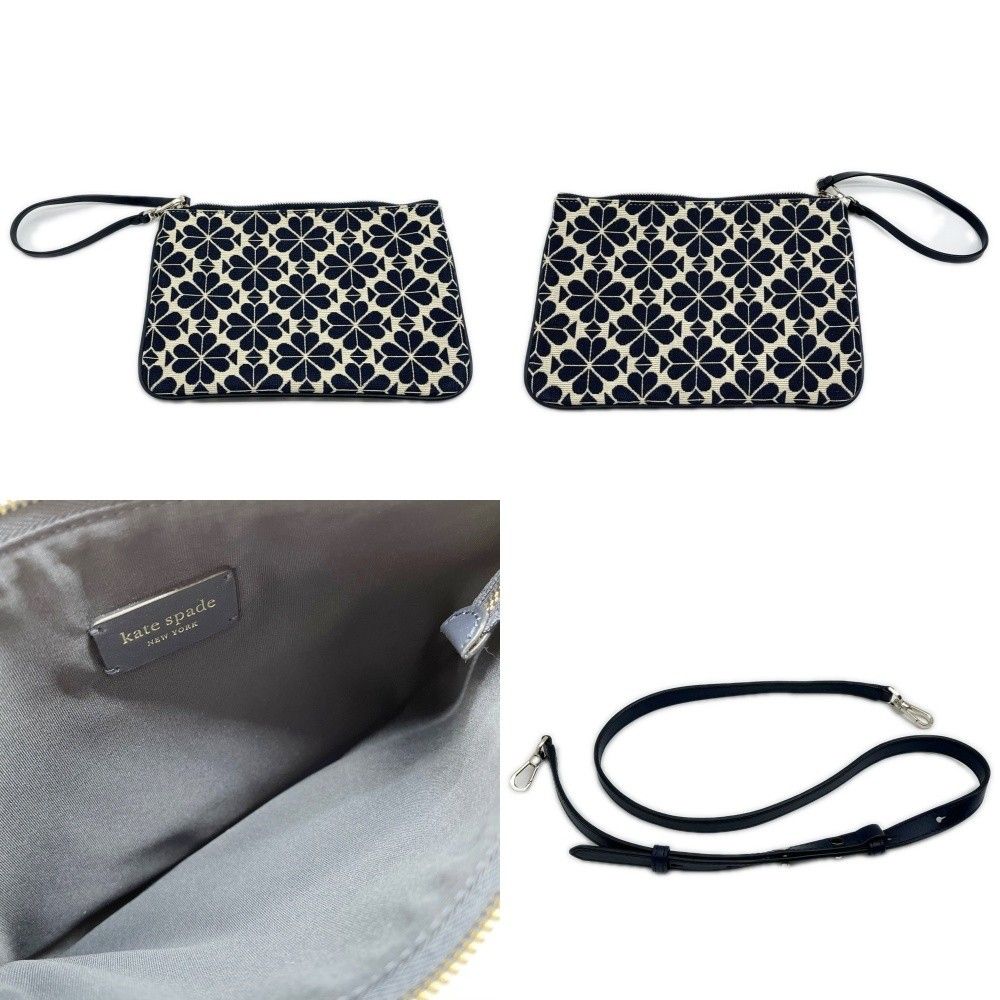 Kate Spade NEW YORK ケイトスペード フラワージャガード トートバッグ