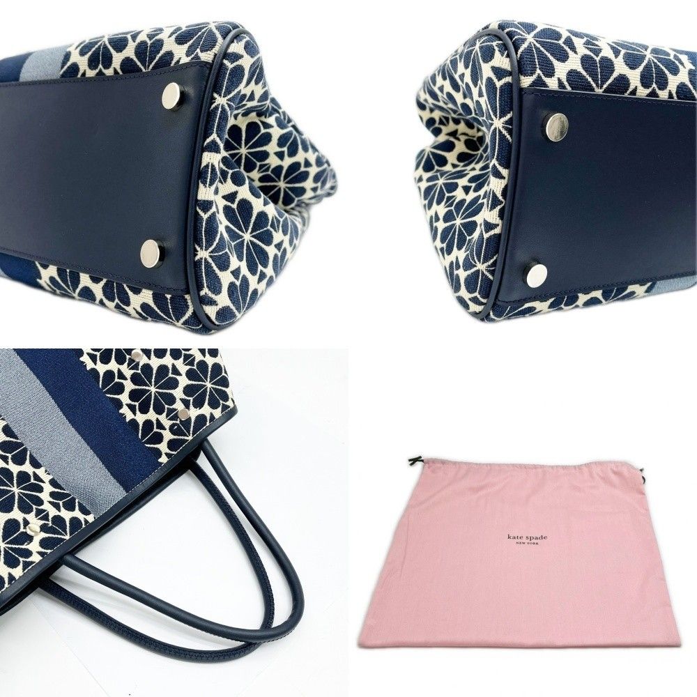 Kate Spade NEW YORK ケイトスペード フラワージャガード トートバッグ