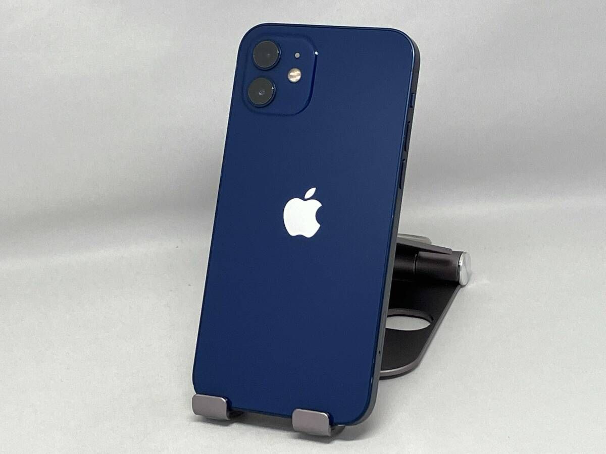 SoftBank 【SIMロックなし】MGJ33J/A iPhone 12 256GB ブルｰ SoftBank 