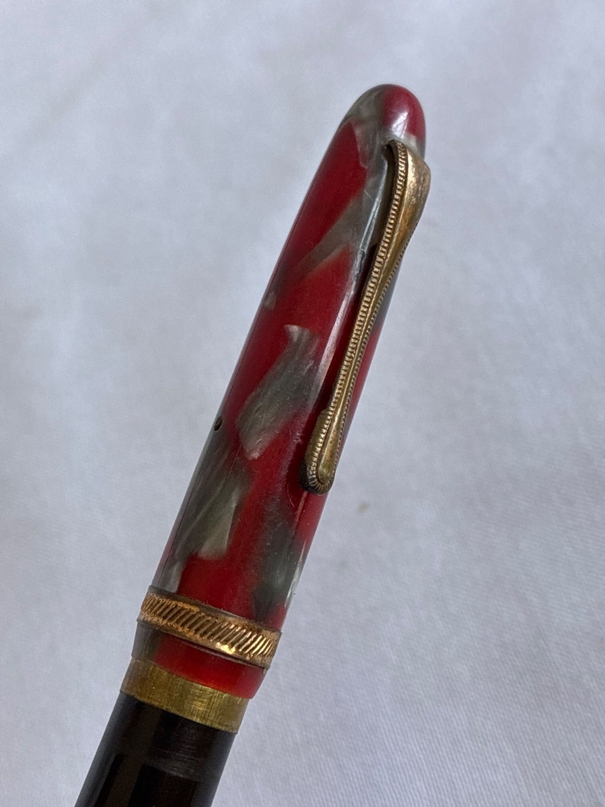 2本セット】WARRANTED インク止め式万年筆 14K含む 昭和レトロ
