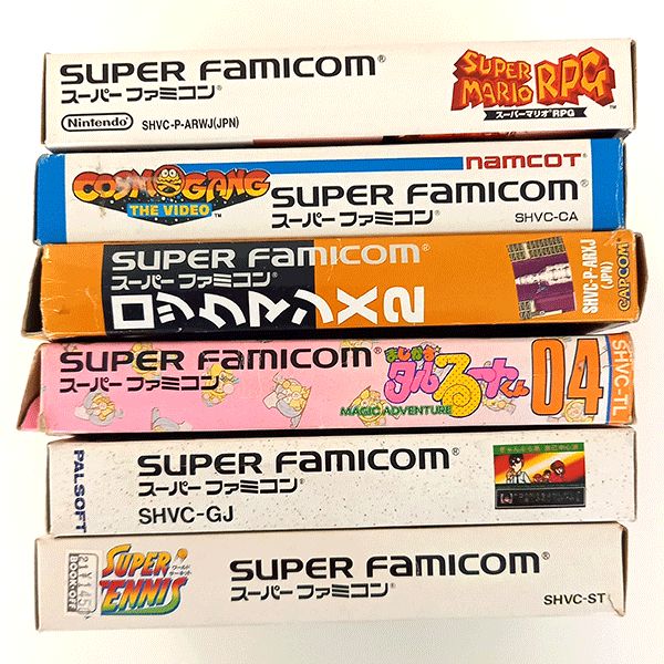 スーパーファミコン ゲームカセット 箱付き まとめ売り 6点セット
