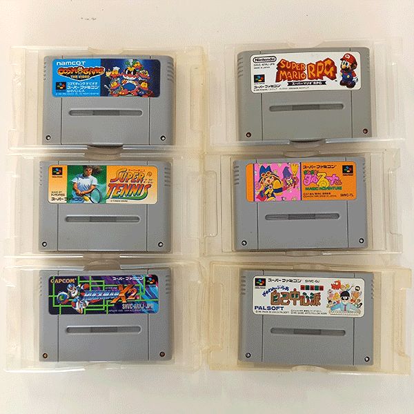 スーパーファミコン　セット スーパーファミコン ゲームカセット 箱付き まとめ売り 6点セット