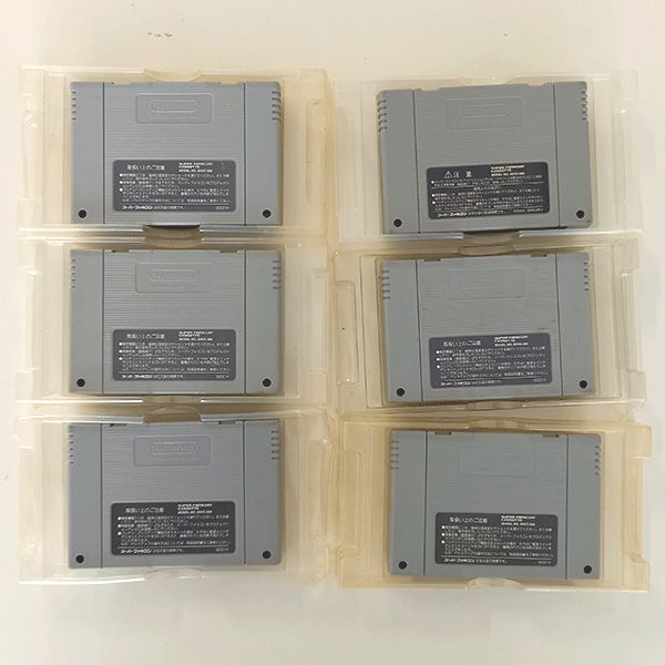 【値下げ】スーパーファミコンカセット6点セット スーパーファミコン ゲームカセット 箱付き まとめ売り 6点セット