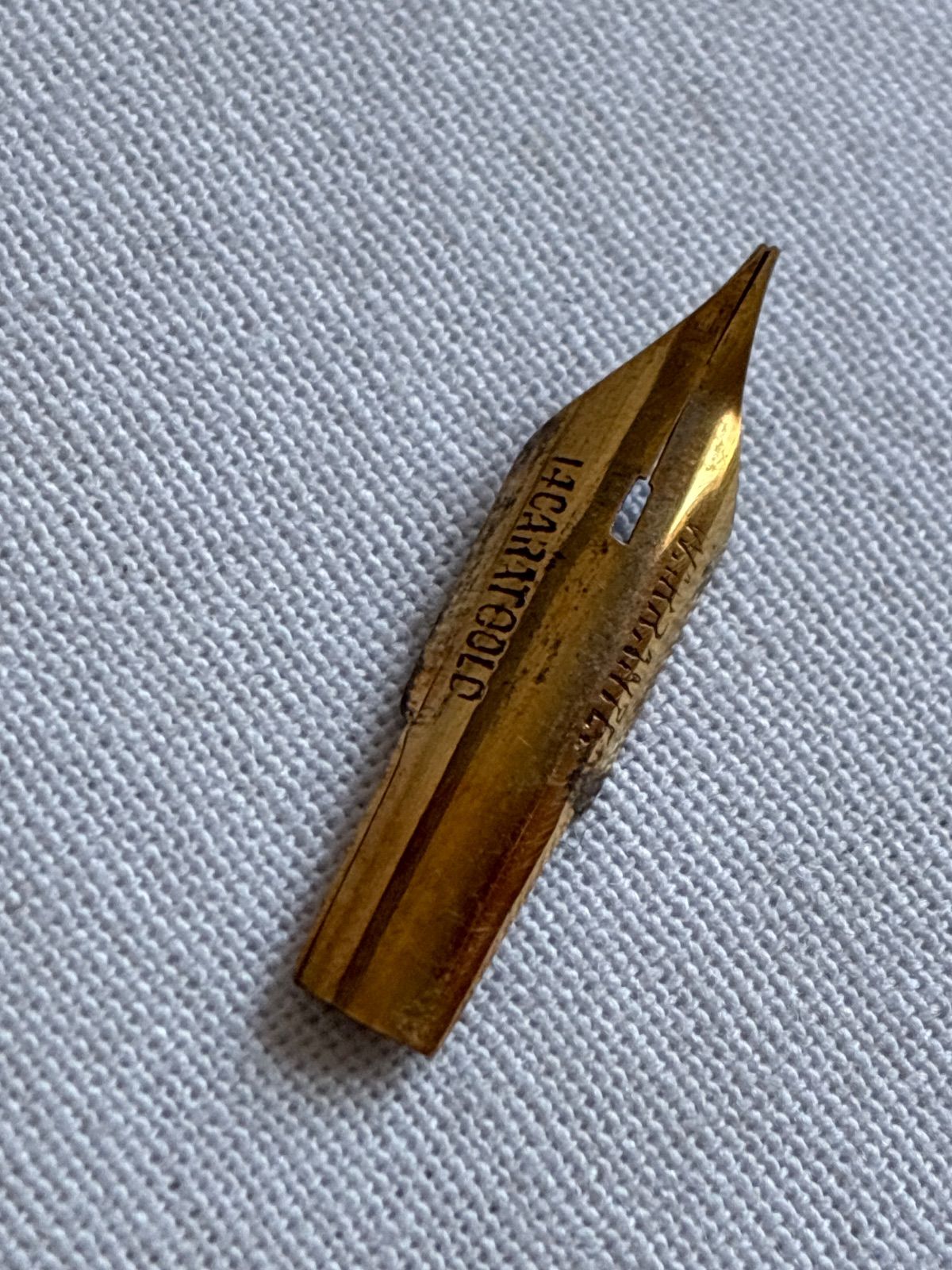 2本セット】WARRANTED インク止め式万年筆 14K含む 昭和レトロ