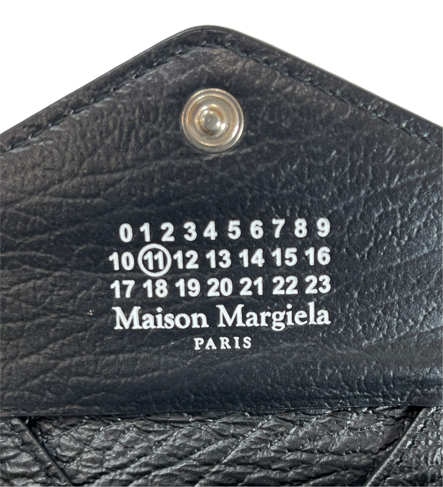 Maison Margiela メゾンマルジェラ 4ステッチ レザー カードケース 二