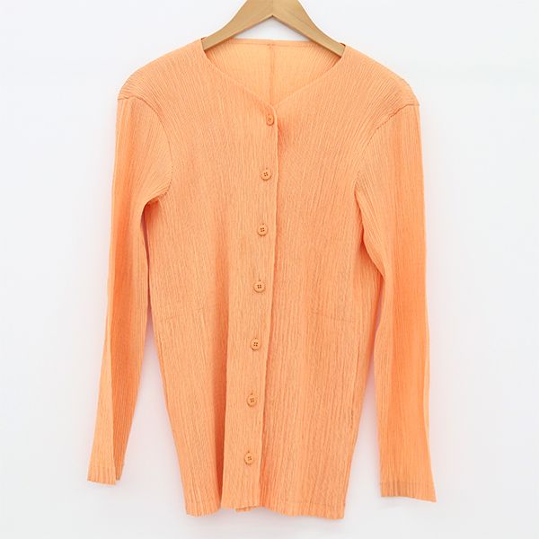 イッセイミヤケ ISSEY MIYAKE プリーツ シャツ ポリエステル100％ サイズM レディース【yy】【中古】4000065800905665