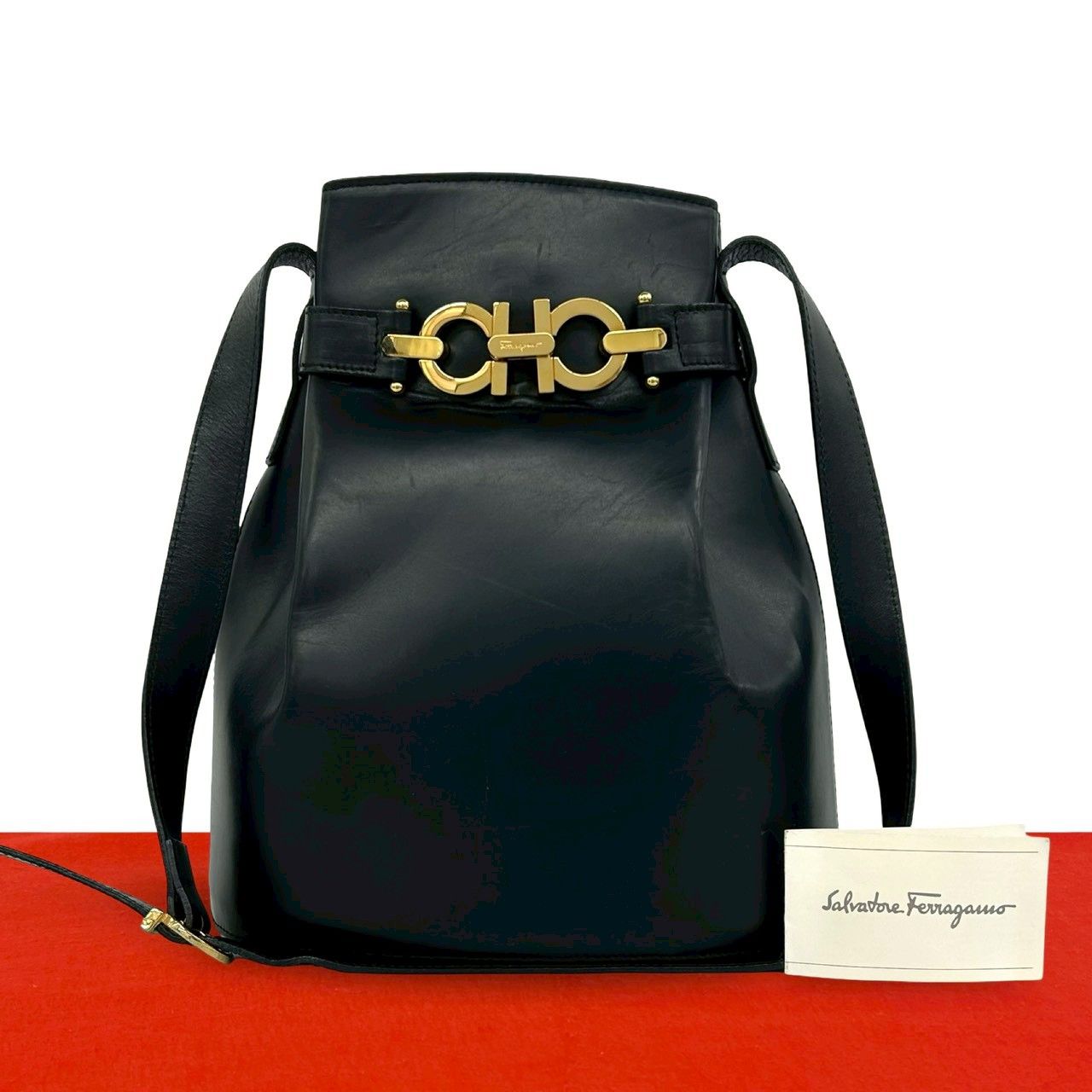 極 美品 Salvatore Ferragamo サルヴァトーレフェラガモ ヴィンテージ