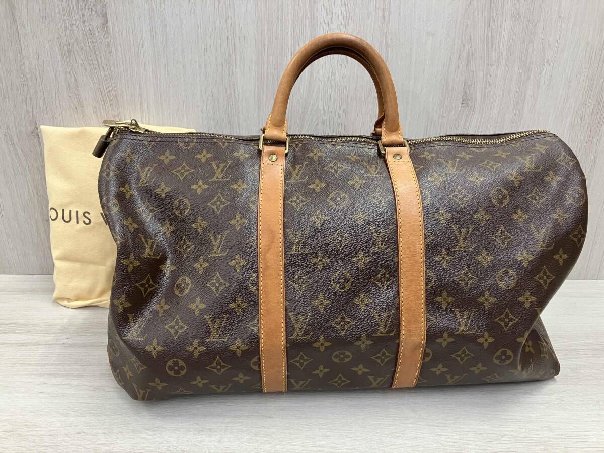 ルイヴィトン LOUIS VUITTON モノグラム キーポル50 M41426 ボストンバッグ 保存袋付