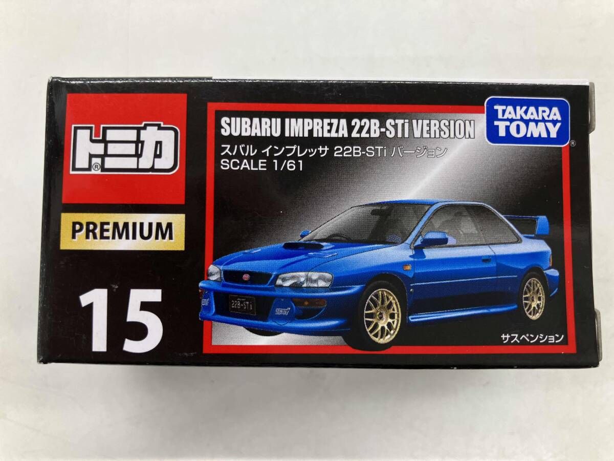 現状品 トミカ No.15 スバル インプレッサ 22B-STiバｰジョン トミカ