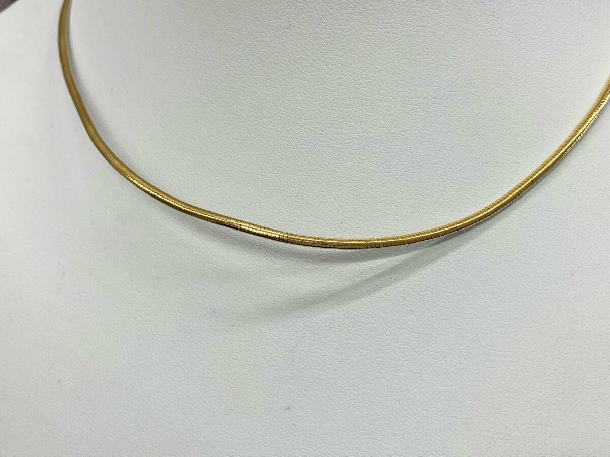K18／K18WG 40cm 8.9g 2WAYオメガチェーン ネックレス 104,102円