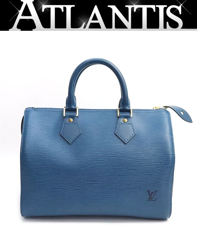ルイヴィトン Louis Vuitton スピーディ25 ミニボストンバッグ ハンドバッグ エピ トレドブルー G金具 M43015 【74751】