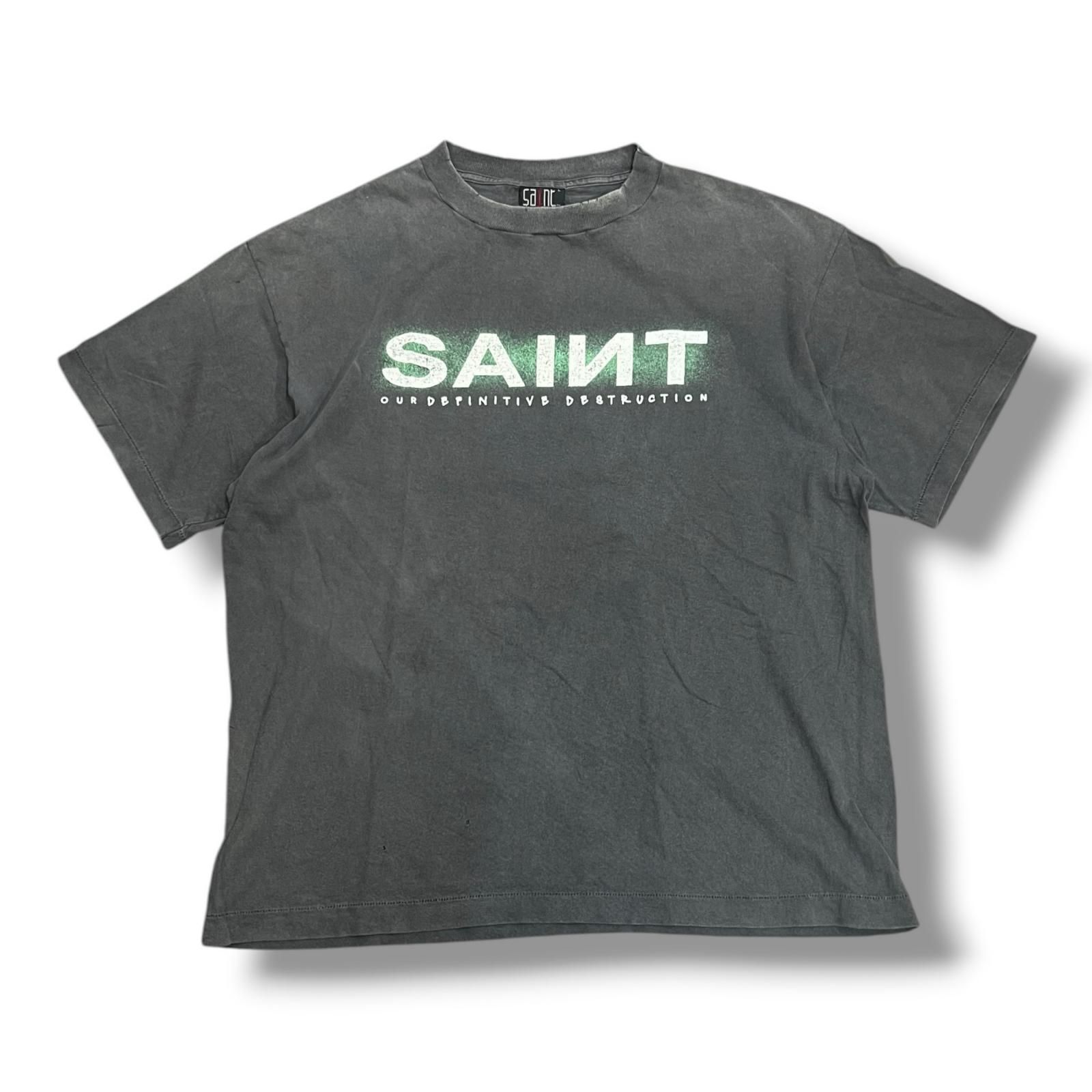 SAINT MICHAEL 24AW SS TEE / SAINT エミネムTシャツ Tシャツ セントマイケル SM-YS1-0000-001 チャコール L （7997M） 16,872円