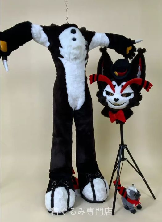 狼 犬 猫 着ぐるみ ヘッド全頭 ヘッド ケモノ ファースーツ ぬいぐるみ コスプレ コスチューム Kurumi 一点物 C7