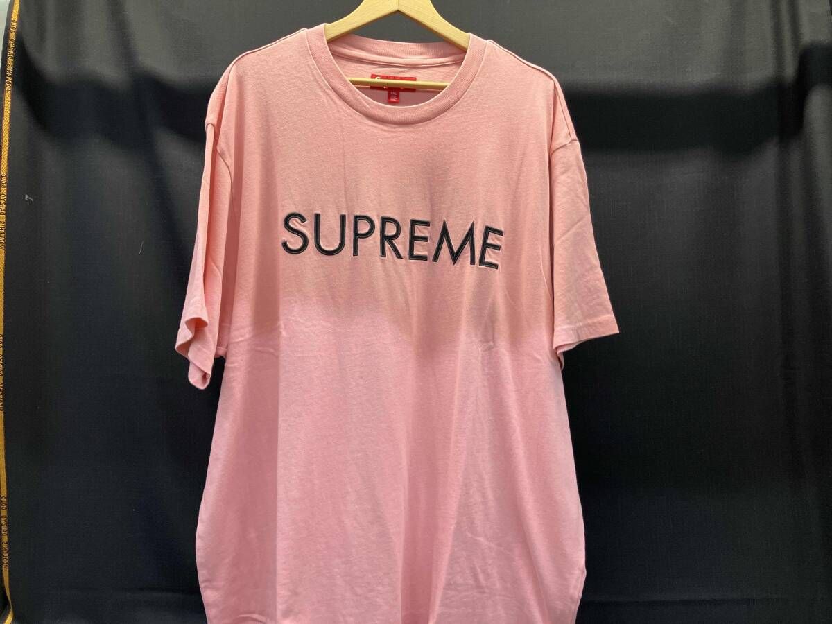 Supreme シュプリーム 半袖Tシャツ XXL ピンク