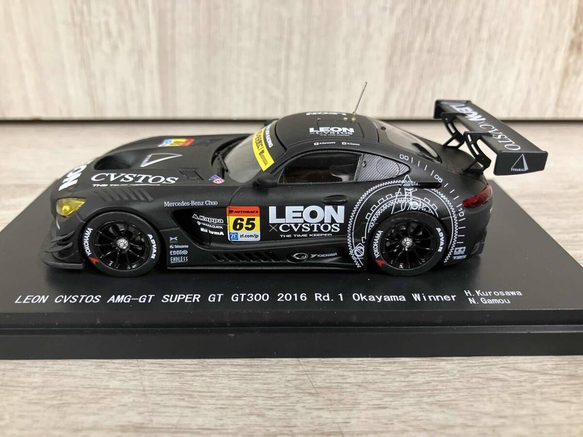 EBBRO 1/43 LEON CVSTOS AMG-GT SUPER GT GT300 2016 Rd.1 Okayama